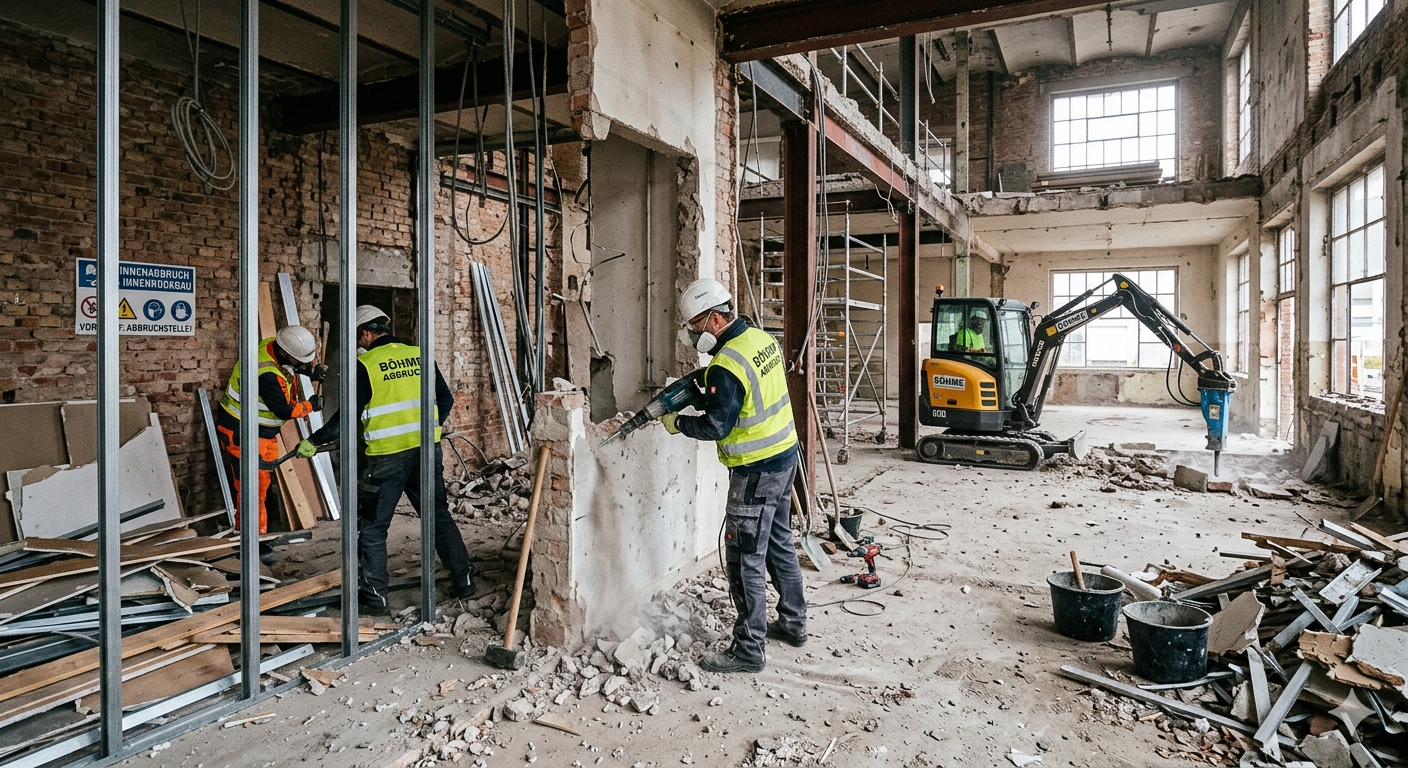 Innenabbruch und Innenrückbau