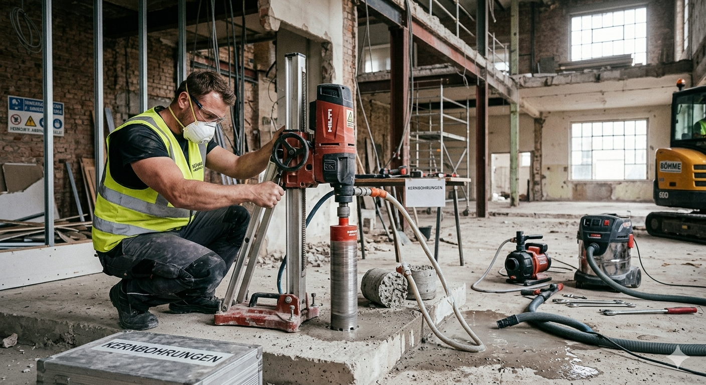 Präzise Kernbohrungen